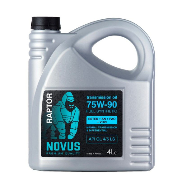 Масло трансмиссионное NOVUS RAPTOR 75W-90 Ester+AN+PAO+VHVI ...