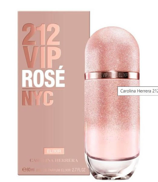 Carolina Herrera 212 Vip Rose Elixir женские духи Edp 80 мл Духи 80 мл ...