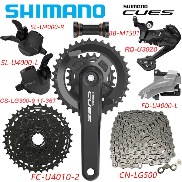 Shimano Cues U4000, группа скоростей 2x9, переключение SL-L/SL-R/RD (С ...