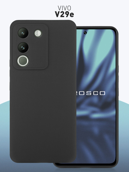 Чехол на Vivo V29e (Виво В29е), тонкий с матовым покрытием и защитой ...