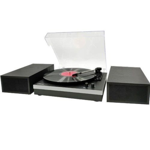 Виниловый проигрыватель Ritmix LP-380B Black wood, Bluetooth, чёрный по ...