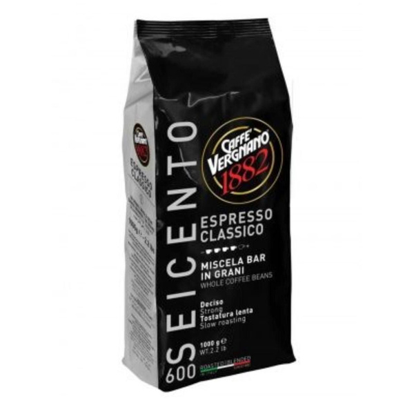Caffe Vergnano 1882 Espresso Classico 600 кофе в зернах 1 кг - купить с ...