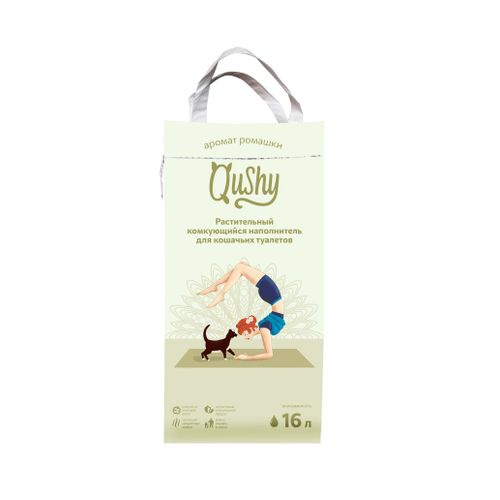 Qushy Наполнитель Растительный Комкующийся 6000г. - купить с доставкой ...