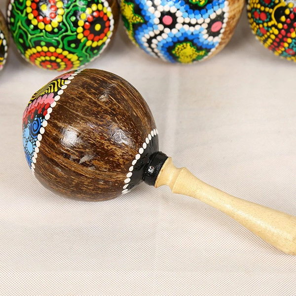 Музыкальный инструмент Маракас 22 см, кокос купить на OZON по низкой ...