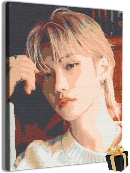 Картина по номерам Stray Kids Феликс - купить с доставкой по выгодным ...