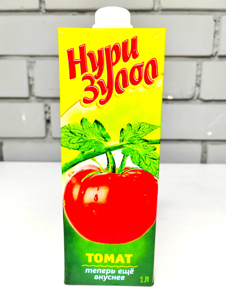 Нури Зулол Томатный сок прямого отжима, 12 уп х 1 л, Таджикистан ...
