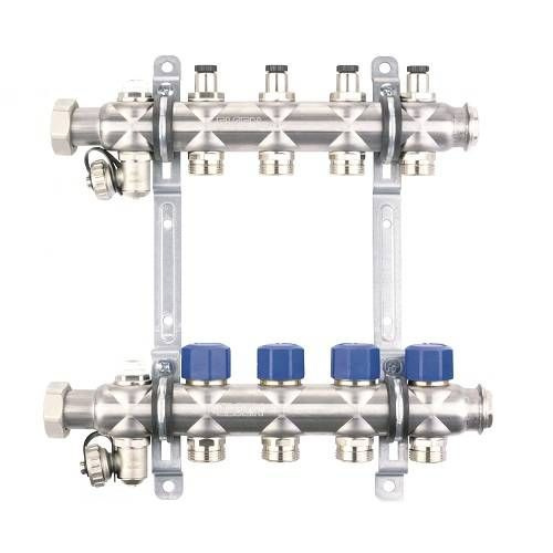 Коллекторная группа для радиаторного отопления ELSEN EMi02 - 1" на 8 ...