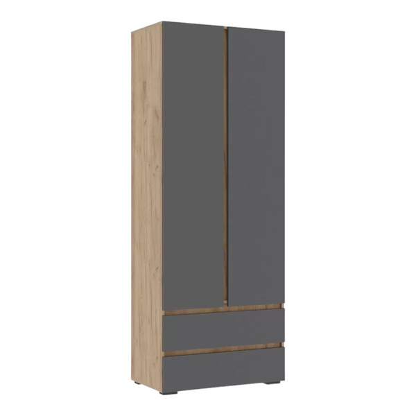 Шкаф распашной МФ Стендмебель Ирэн шкафы с ящиками, 80x46x210 см ...