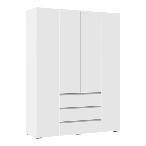 Шкаф распашной МФ Стендмебель Ирэн шкафы с ящиками, 160x46x208 см ...