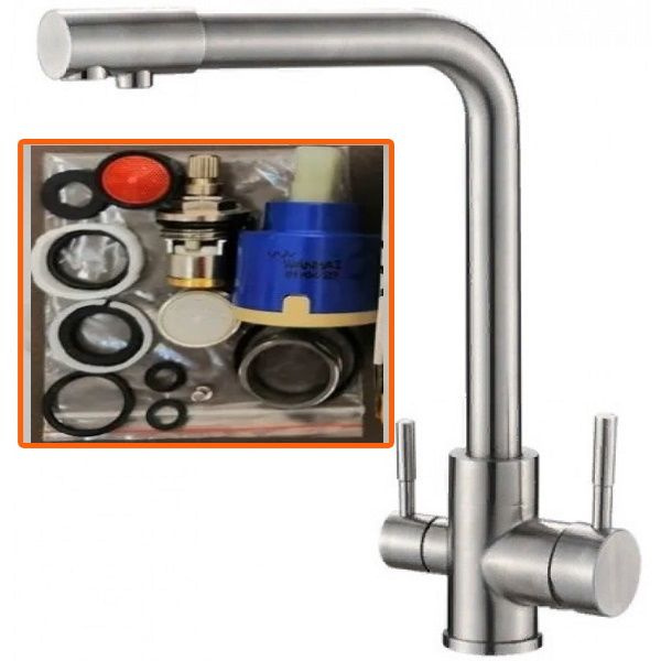 Ремкомплект для смесителя ZorG Steel Hammer серия 801 INOX - купить в ...