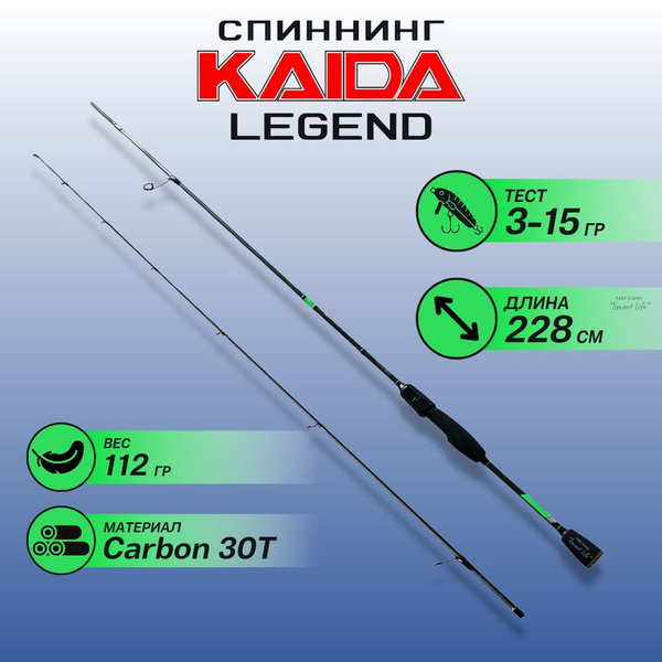 Спиннинг KAIDA Legend Spinning, от 3 гр купить по выгодным ценам в ...