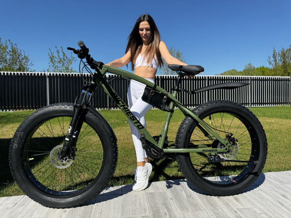 Велосипед фэтбайк Fatbike Richiesto 26" горный Взрослый Подростковый ...