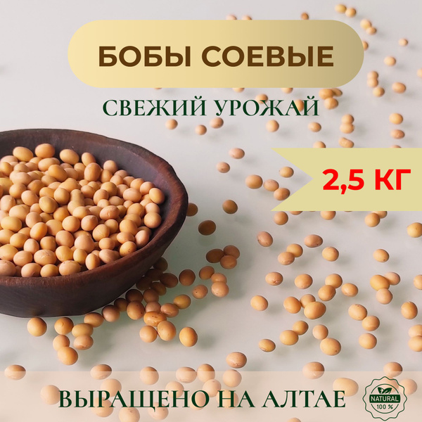 Соя бобы для проращивания 2,5КГ - купить с доставкой по выгодным ценам ...