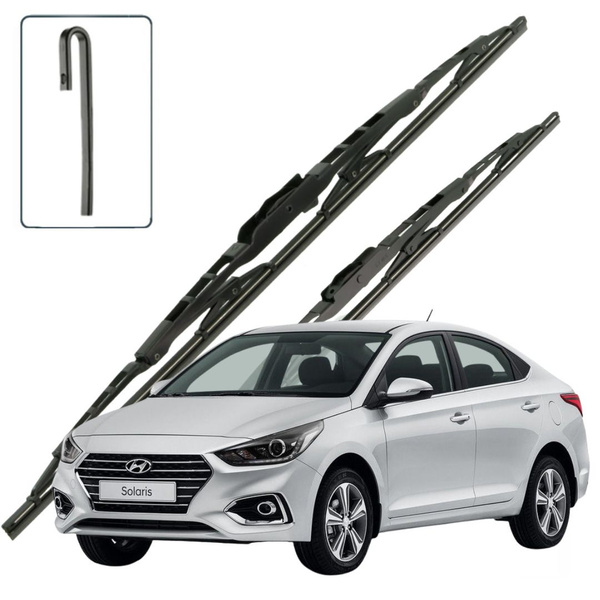 Дворники для автомобиля 600/400 Hyundai Solaris (2) HCR / Хендай ...