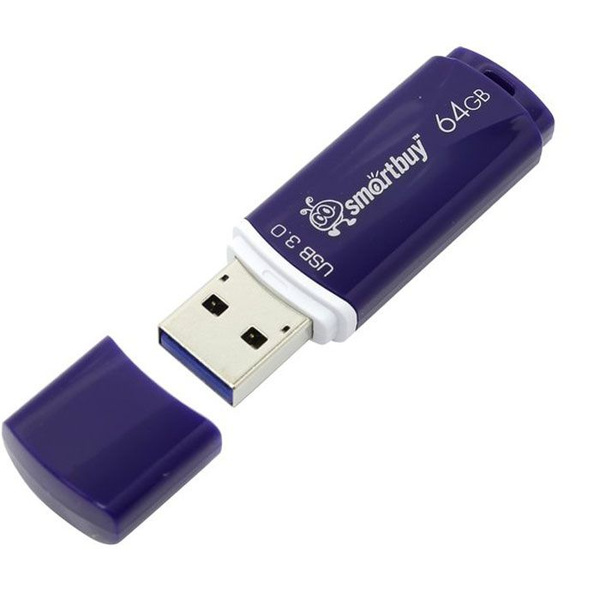 USB-флеш-накопитель SmartBuy SB64GBCRW-Bl 64 ГБ - купить по выгодной ...