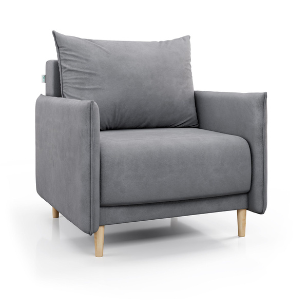 Кресло-кровать Лучший друг-кресло, 89х98х82 см, Велюр искусственный ...