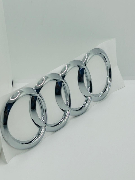 Эмблема наклейка знак значок АУДИ AUDI 202мм - купить по выгодным ценам ...