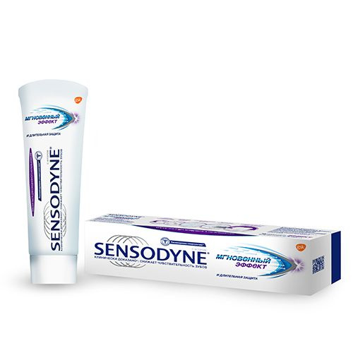 Зубная паста Sensodyne Мгновенный эффект, 75 мл - купить с доставкой по ...
