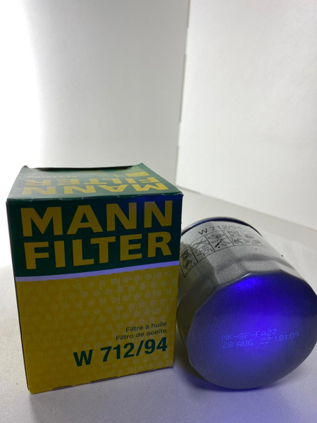 Фильтр масляный MANN FILTER w712/94 - купить по выгодным ценам в ...