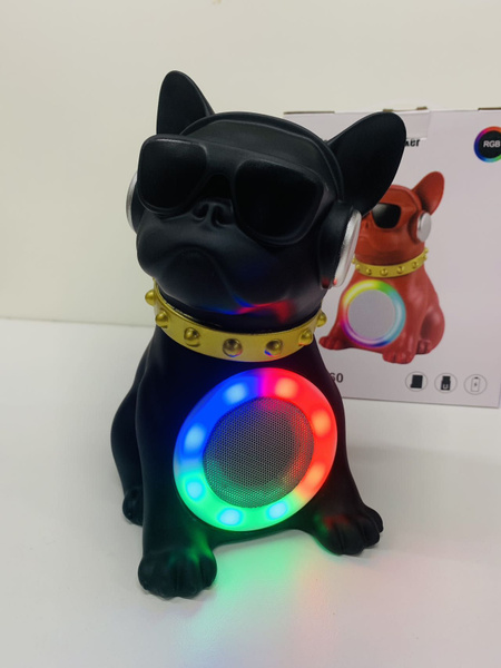 Характеристики Беспроводная Bluetooth Колонка бульдог с LED подсветкой ...