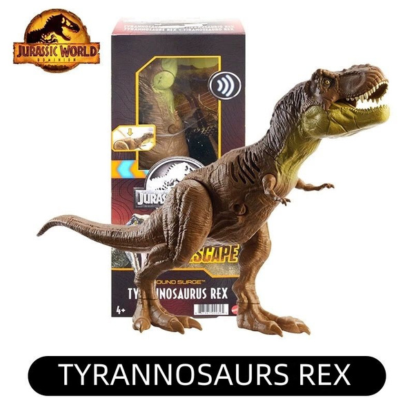 Mattel Jurassic World Wild Roar TYRANNOSAURUS REX Звуковой эффект ...