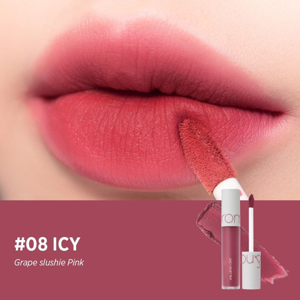 Бархатный матовый блеск для губ ROM&ND Zero, белая стойкая губная ...