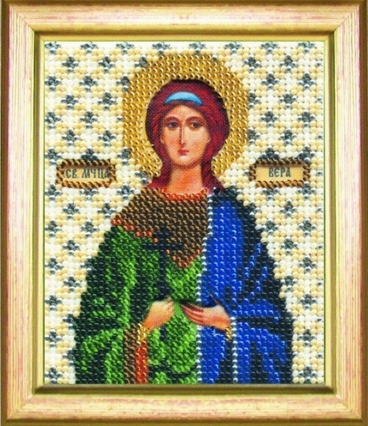 Набор для вышивания Чаривна Мить #Б-1060 Икона святой мученицы Веры ...