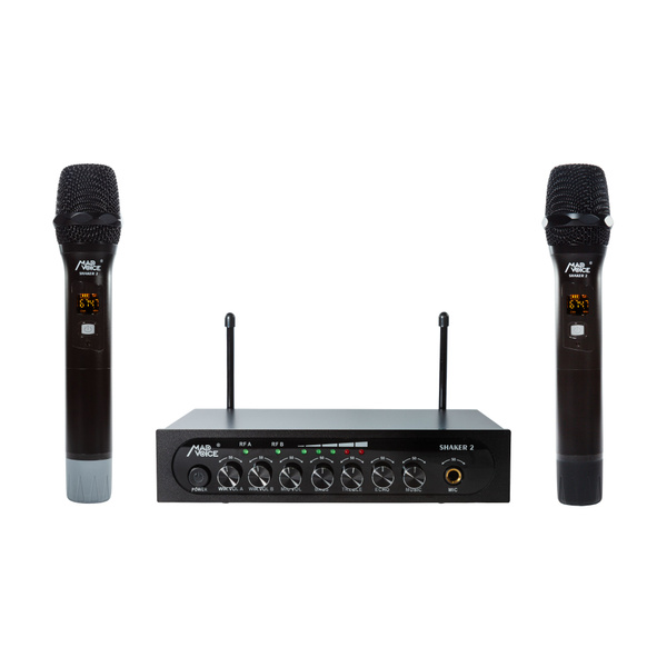 MadVoice SHAKER 2 микшер Bluetooth для караоке с двумя беспроводными ...