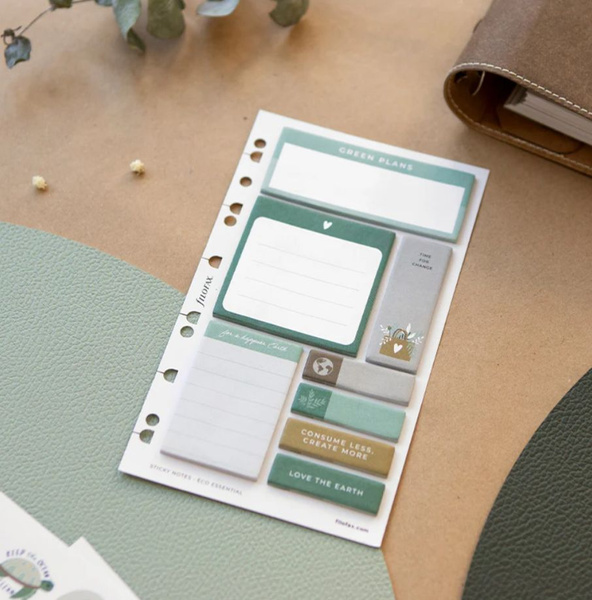 Набор стикеров для заметок FILOFAX Eco Essential для органайзеров ...