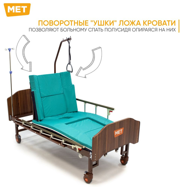Медицинская кровать для лежачих больных- MET EMET, электрическая ...