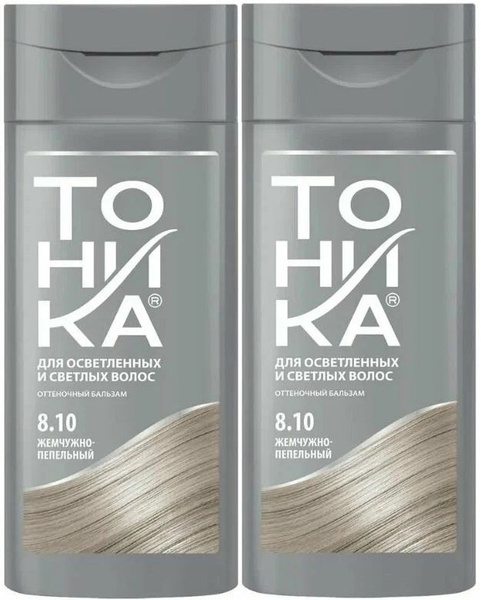 ТОНИКА Оттеночный бальзам для осветленных и светлых волос тон 8.10 ...