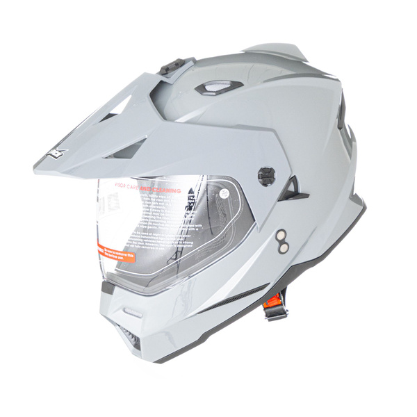 Шлем MOTARD SHOCK M3 GREY GLOSSY Размер XL для мотоцикла, квадроцикла ...