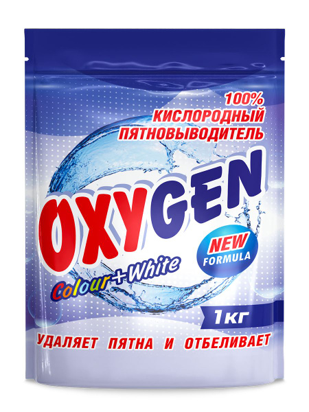 Кислородный отбеливатель- пятновыводитель OXYGEN (1000 гр.) - купить с ...