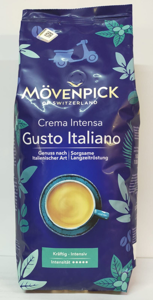 Кофе в зернах Movenpick Caffe Crema Gusto Italiano 1 кг - купить с ...