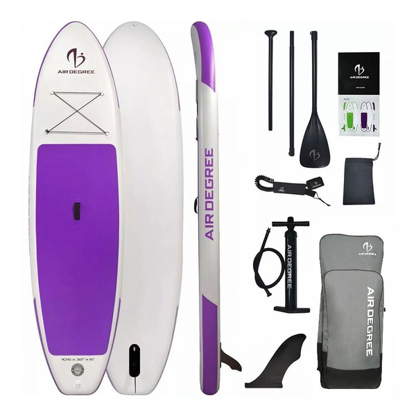 Сапборд Air Degree 10.6х32х6 Purple (320x81x15 см) надувной / доска для ...