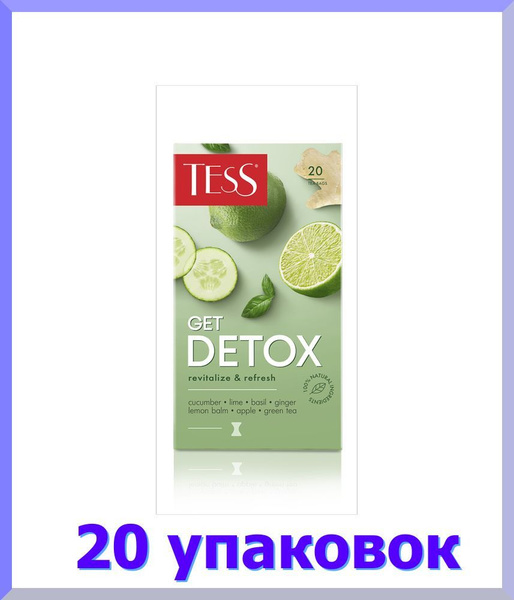 Чайный напиток ТЕСС Detox, в пакетиках. 20 шт. * 20 шт. - купить с ...