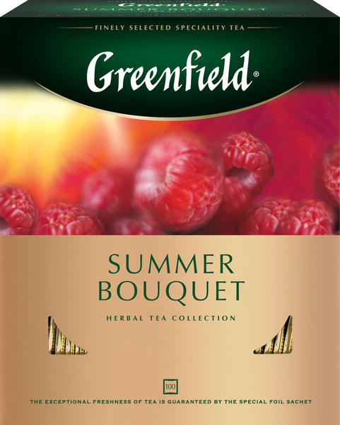 Чай травяной GREENFIELD Summer Bouquet, 100пак - купить с доставкой по ...