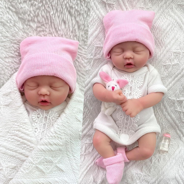 Куклы Reborn Baby Dolls 7 дюймов, силиконовая девочка в полный рост с ...