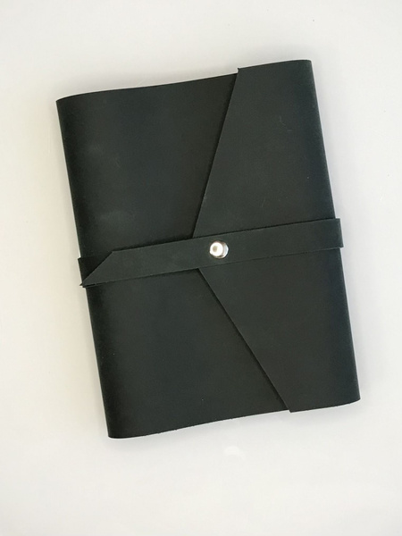 Ежедневник / блокнот из натуральной кожи недатированный на кольцах ...