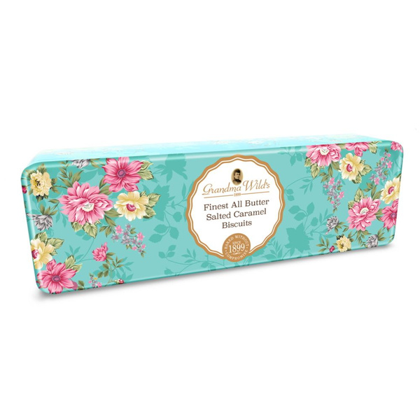 Печенье с соленой карамелью в банке "Victorian Floral" Grandma Wild's ...