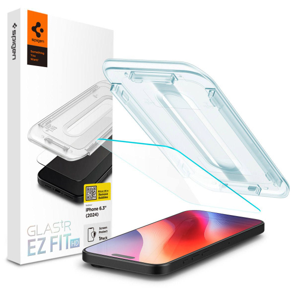 Защитное стекло SPIGEN для iPhone 16 Pro - Glas.tR EZ Fit HD - 1 шт ...