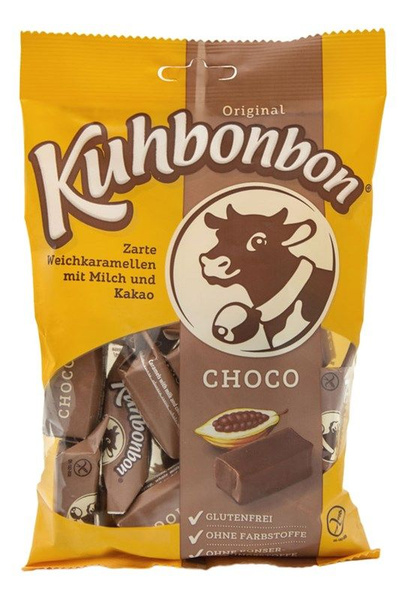 Конфеты Kuhbonbon Сливочная карамель Коровка с какао, 200г купить на ...