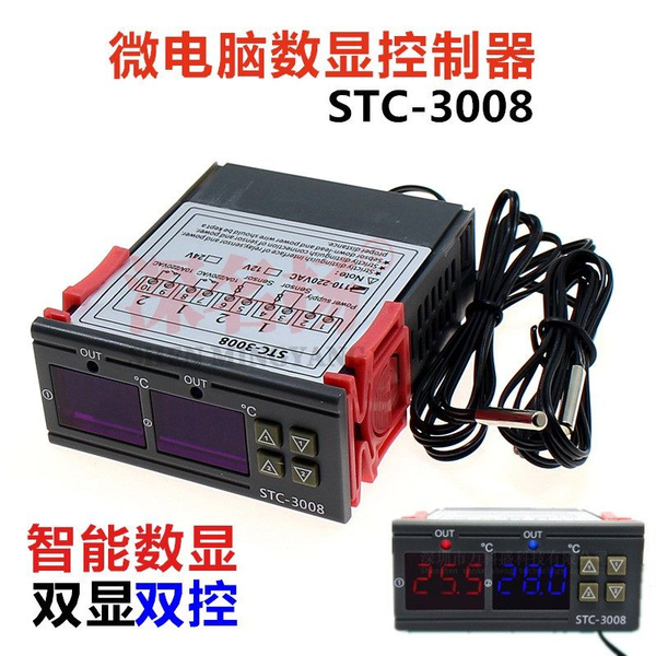 stc-3008 термометр терморегулятор для теплого пола, теплицы, аквариума ...