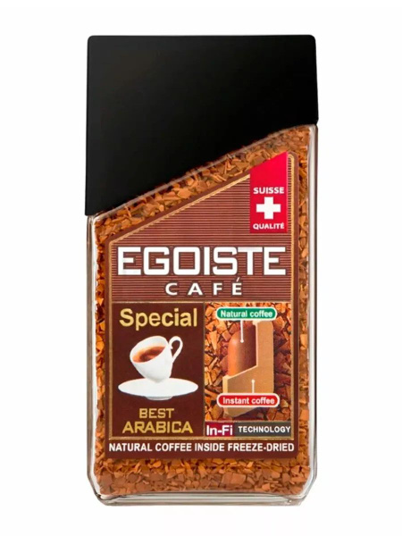 EGOISTE Кофе растворимый Сублимированный 50г. 1шт. - купить с доставкой ...