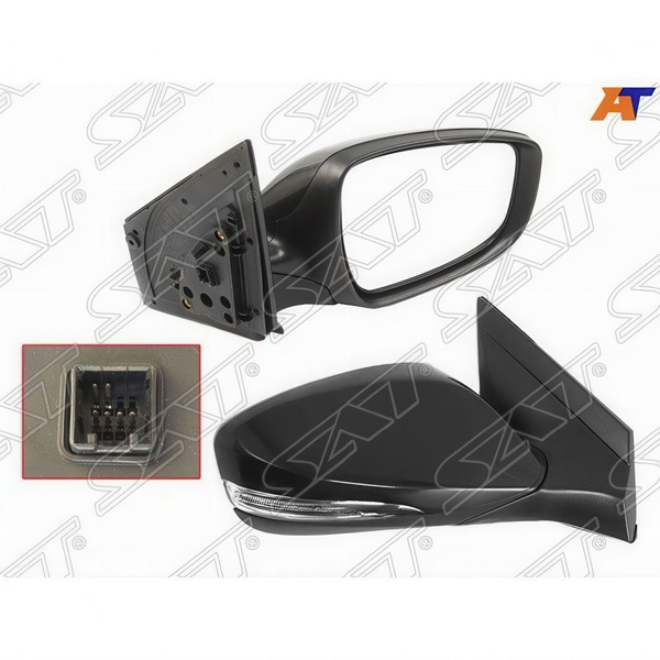 Зеркало Hyundai Solaris 10-17 / Accent 11-17 (Справа/ Обогрев/ Повторитель поворота/ 6 контактов)
