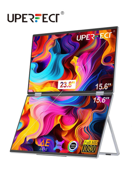 14" Монитор 14-дюймовый портативный монитор, двойной экран первой линии ...