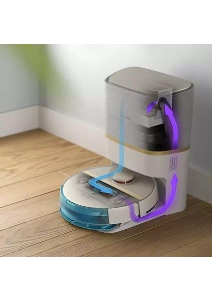 Philips Робот-пылесос Philips 5000PA со станцией автоматического слива ...