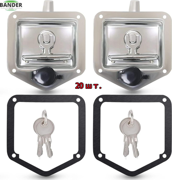 20 защелки с Т-образной ручкой, защелка для ящика для инструментов в ...