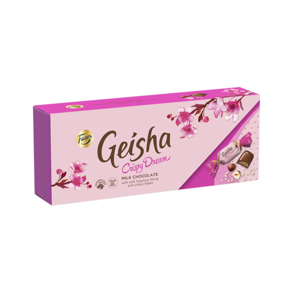 Конфеты Fazer Geisha Crispy Dream, Фазер Гейша с начинкой из ореха и ...