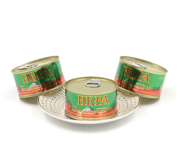 Икра красная лососевая 6 ЖБ БАНКИ 140 гр. купить на OZON по низкой цене ...